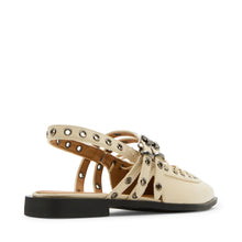 Galanti Flat Shoe BONE PATENT