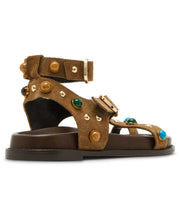 Linear Sandal TAUPE SUEDE