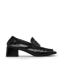 Estee Pump BLK CRINKLE PATENT