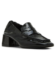 Estee Pump BLK CRINKLE PATENT