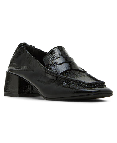 Estee Pump BLK CRINKLE PATENT