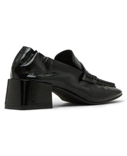 Estee Pump BLK CRINKLE PATENT