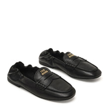 Newbury Flat Shoe BLACK LEATHER