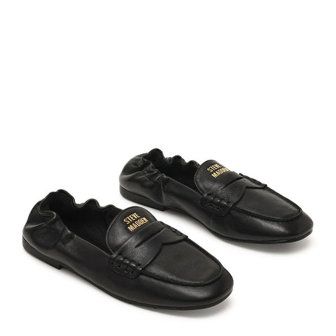 Newbury Flat Shoe BLACK LEATHER