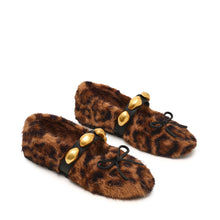 Toasted Flat Shoe BLK/BRN LEOPARD