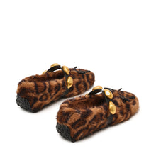Toasted Flat Shoe BLK/BRN LEOPARD