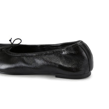 Carin Flat Shoe BLACK LEATHER