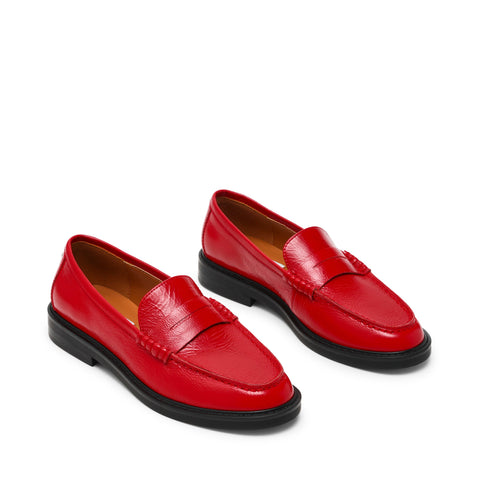 Adison Flat Shoe CHERRY LEATHER