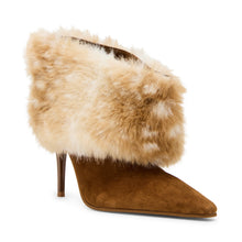 Enella-FUR Bootie TAN/MULTI