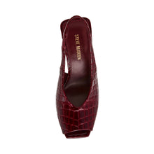 Lucian Sandal WINE CROCO