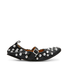 Sunrays Flat Shoe BLACK LEATHER