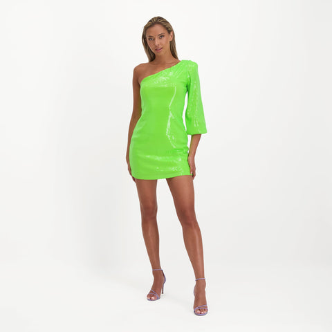 Katya Dress NEON GREEN