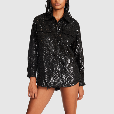 Glitter Sweet Jacket BLACK